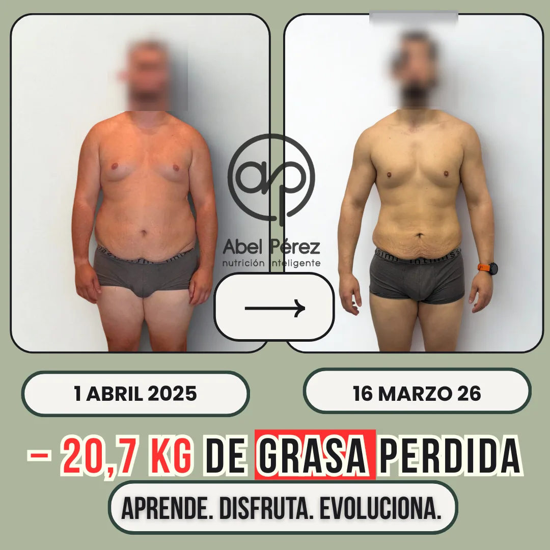 Transformación real de un cliente de AP: pérdida de 20,7 kg en aproximadamente un año